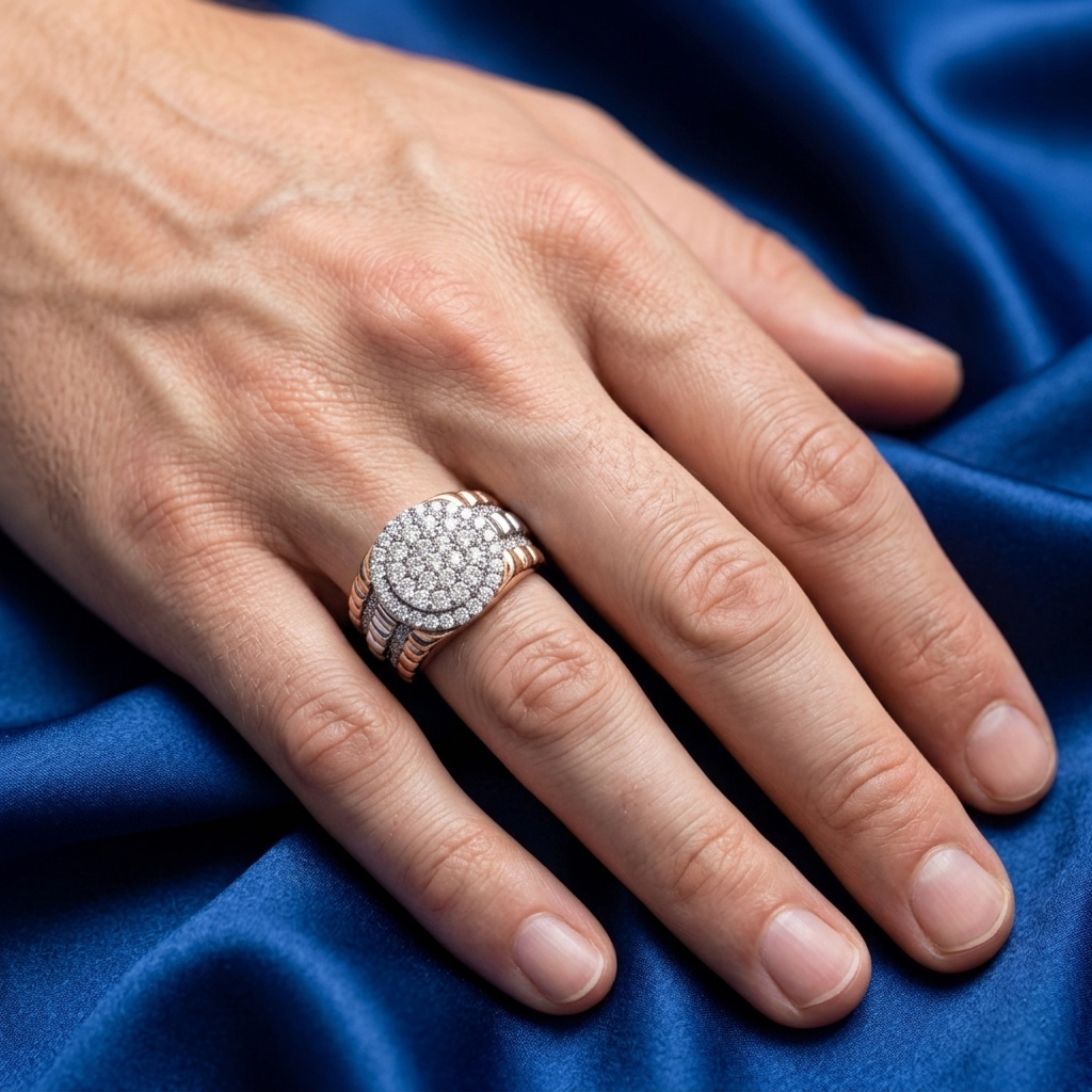 1.52CT NATURAL-GROWN ROUND G-H/VS-SI - Image 3