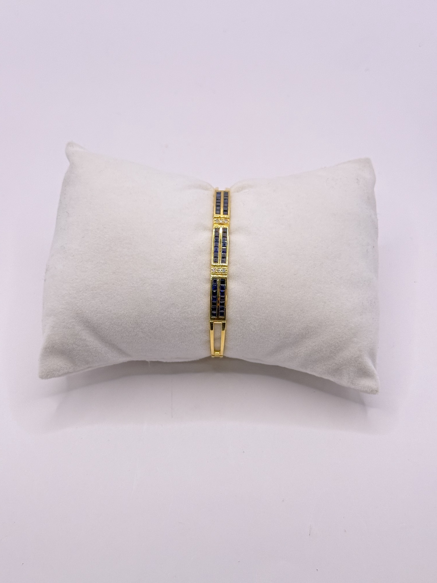 2.67CT NATURAL-GROWN SAPPHIRE BRACELET - Image 4