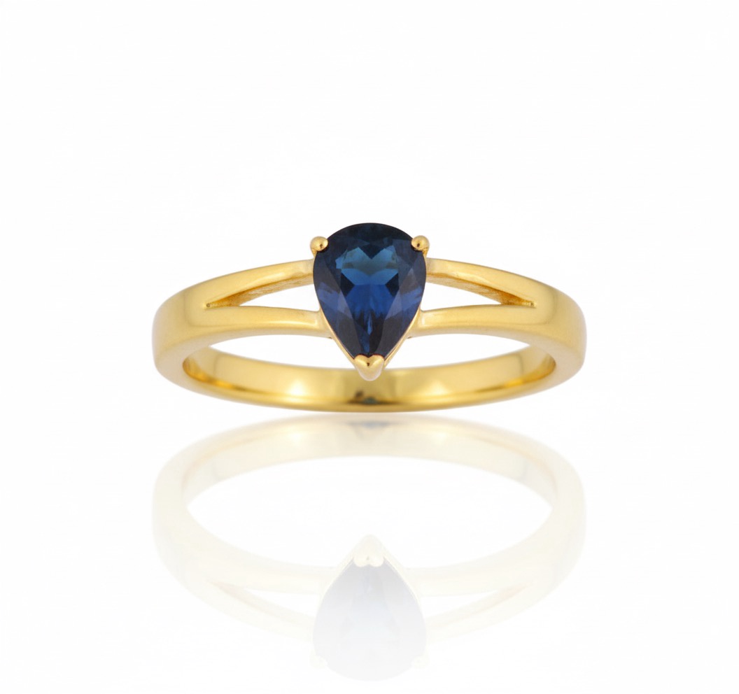 0.80CT NATURAL-GROWN PEAR-DROP SAPPHIRE
