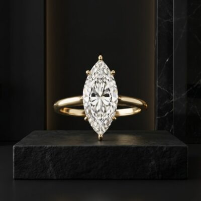 3.08CT LAB-GROWN MARQUISE F/VVS2