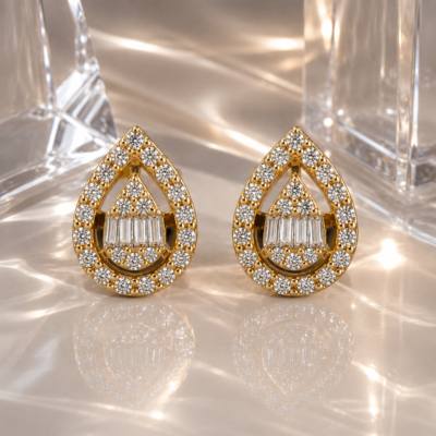 0.35CT NATURAL-GROWN ROUND-BAGUETTE G-H/SI