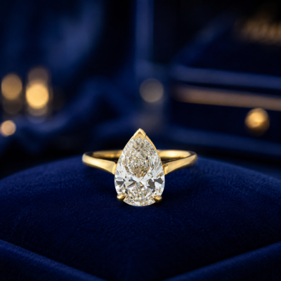3.01CT LAB-GROWN PEAR F/VVS2