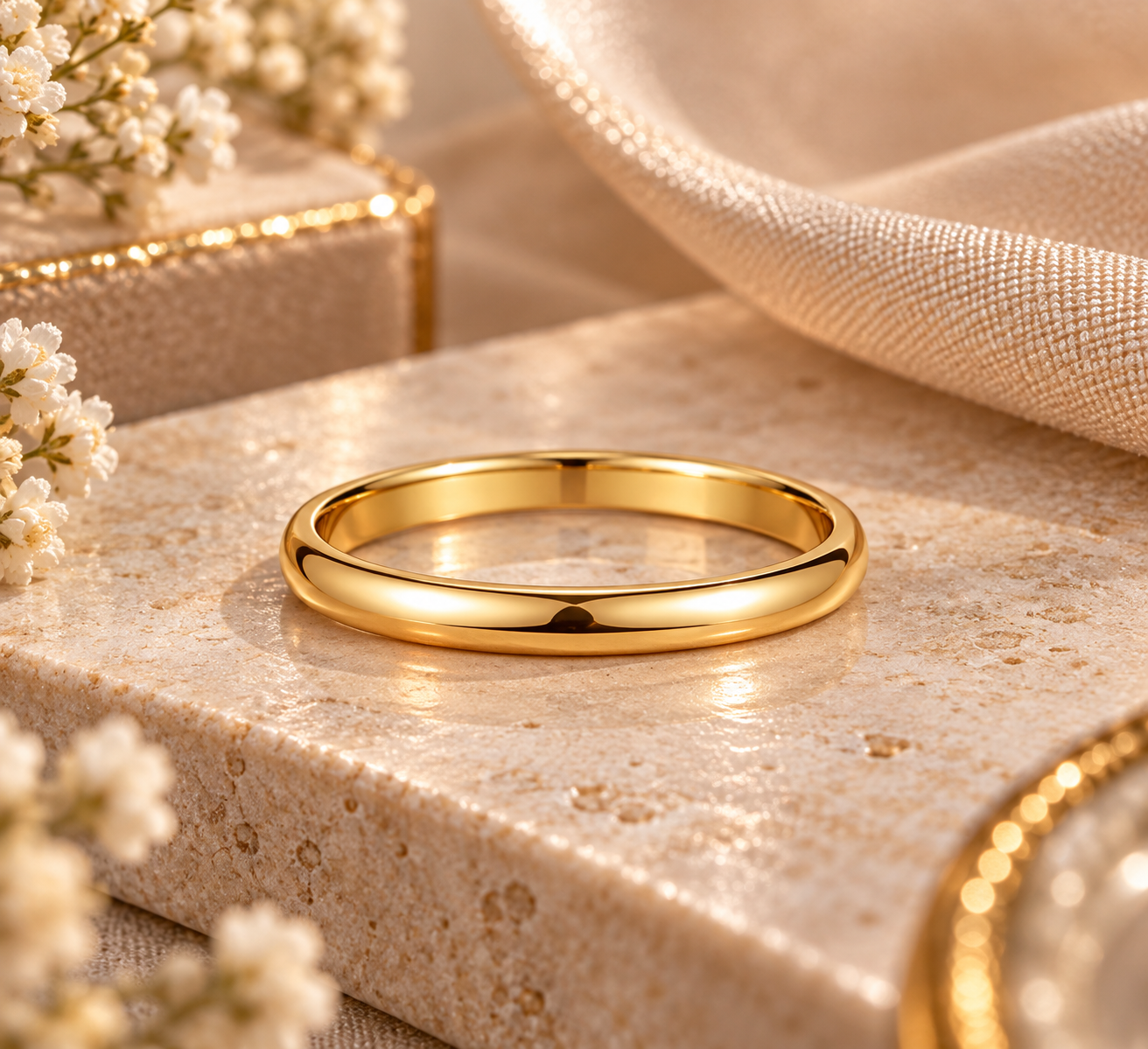 3.30MM 14K YELLOW GOLD BAND