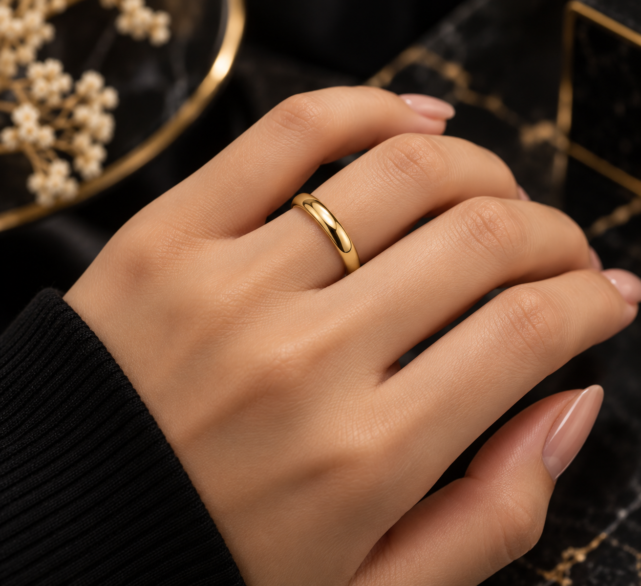 3.30 MM 14K YELLOW GOLD BAND - Image 4