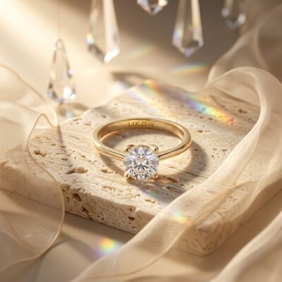 1.01CT NATURAL GROWN ROUND G-H/SI