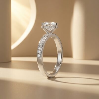 3.03CT LAB-GROWN ROUND CUT F/VVS2