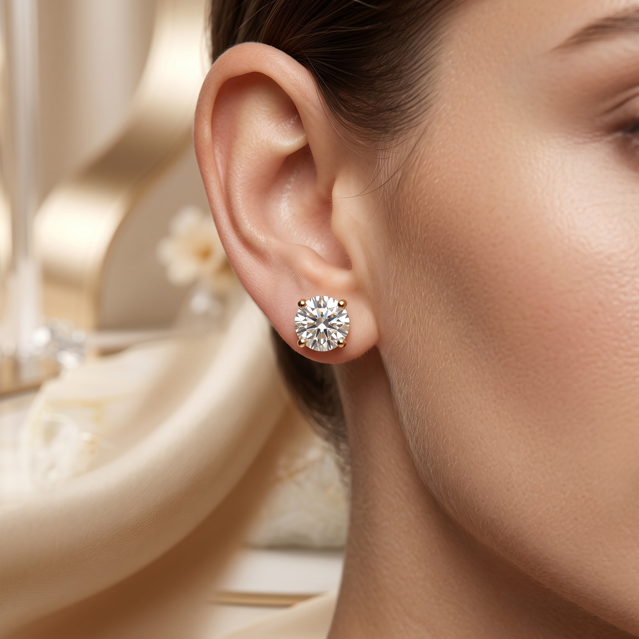 1.05CT LAB-GROWN ROUND D/VVS-VS - Image 5