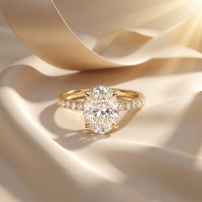 3.07CT LAB-GROWN OVAL E/VS