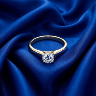 1.01CT NATURAL-GROWN ROUND G-H/SI1