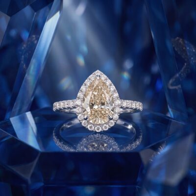 2.00CT PEAR-DROP NATURAL-GROWN L/SI2