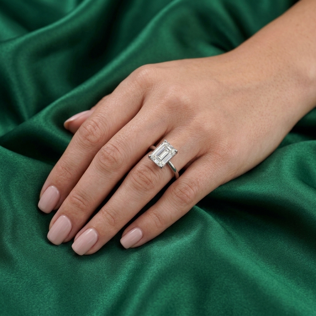 1.60CT LAB-GROWN EMERALD E/VS1 - Image 3