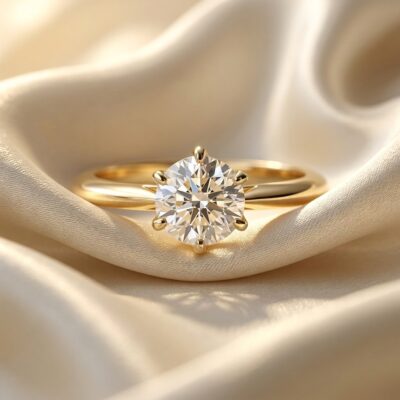 0.53CT LAB-GROWN ROUND D/VS2