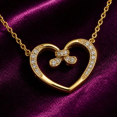 0.11CT NATURAL-GROWN PENDANT G-H/VS-SI (WITH CHAIN)