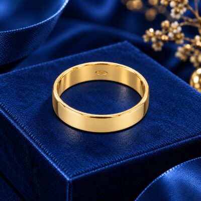 18K YELLOW GOLD BAND