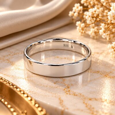 18K WHITE-GOLD BAND