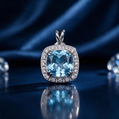 2.54CT NATURAL-GROWN BLUE TOPAZ SET
