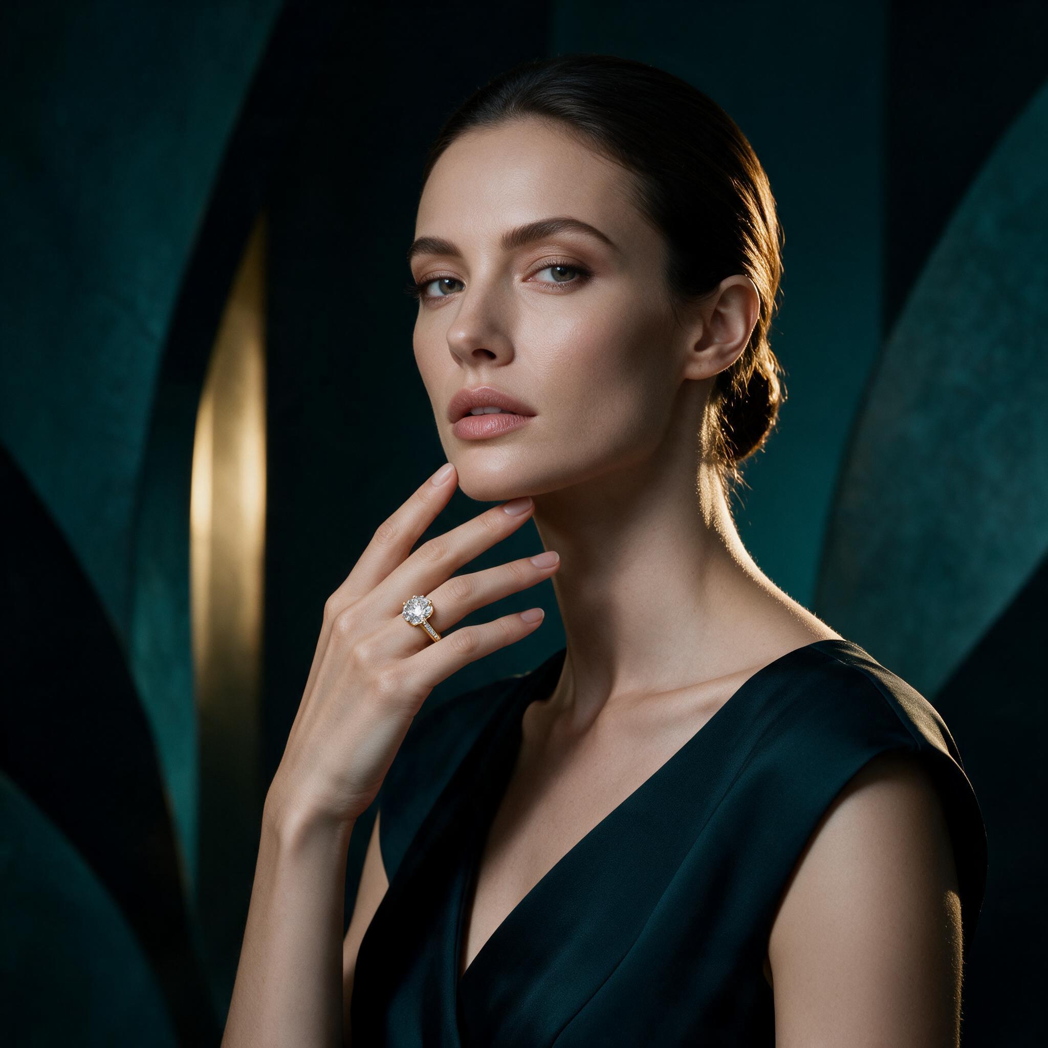 1.52CT NATURAL-GROWN ROUND G-H/SI - Image 5