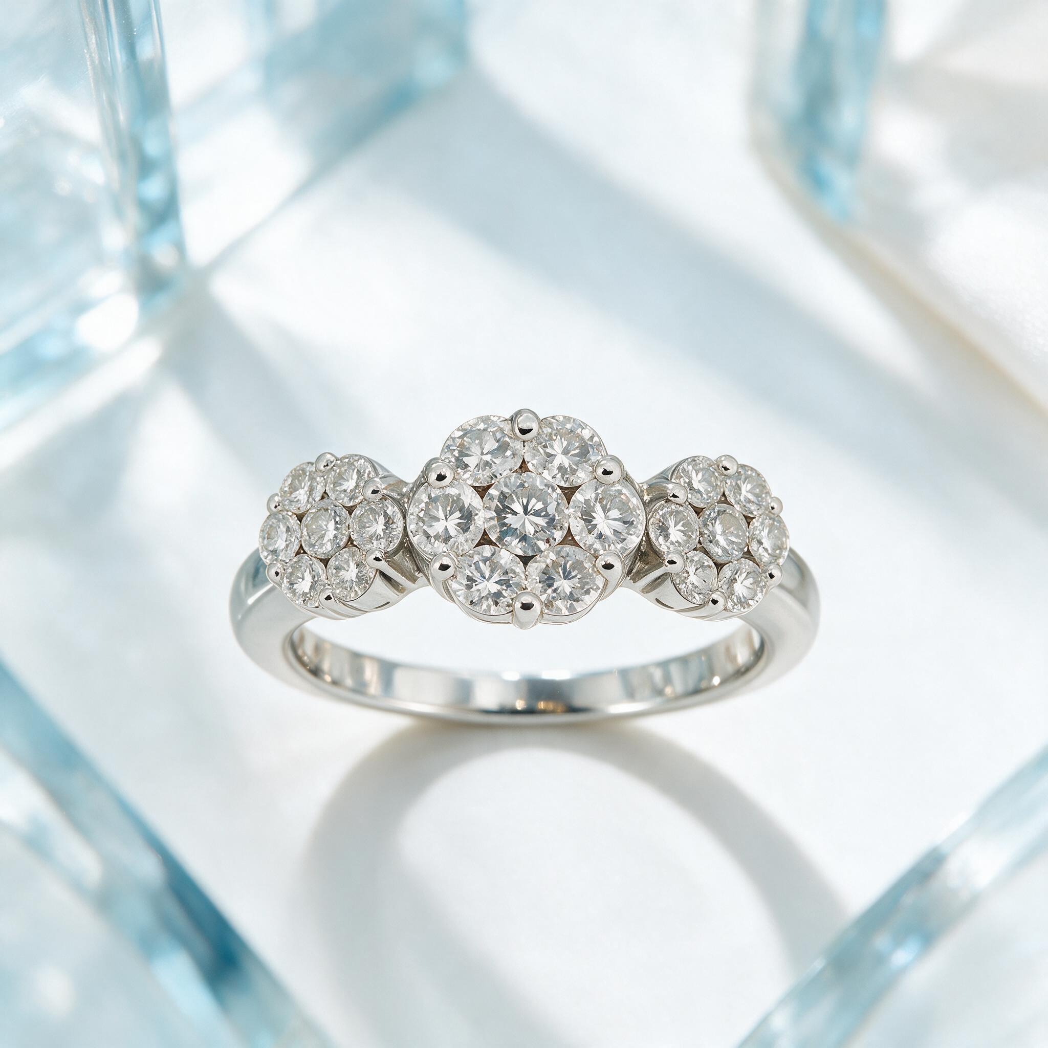 1.04CT NATURAL-GROWN ROUND TRILOGY G-H/VS-SI