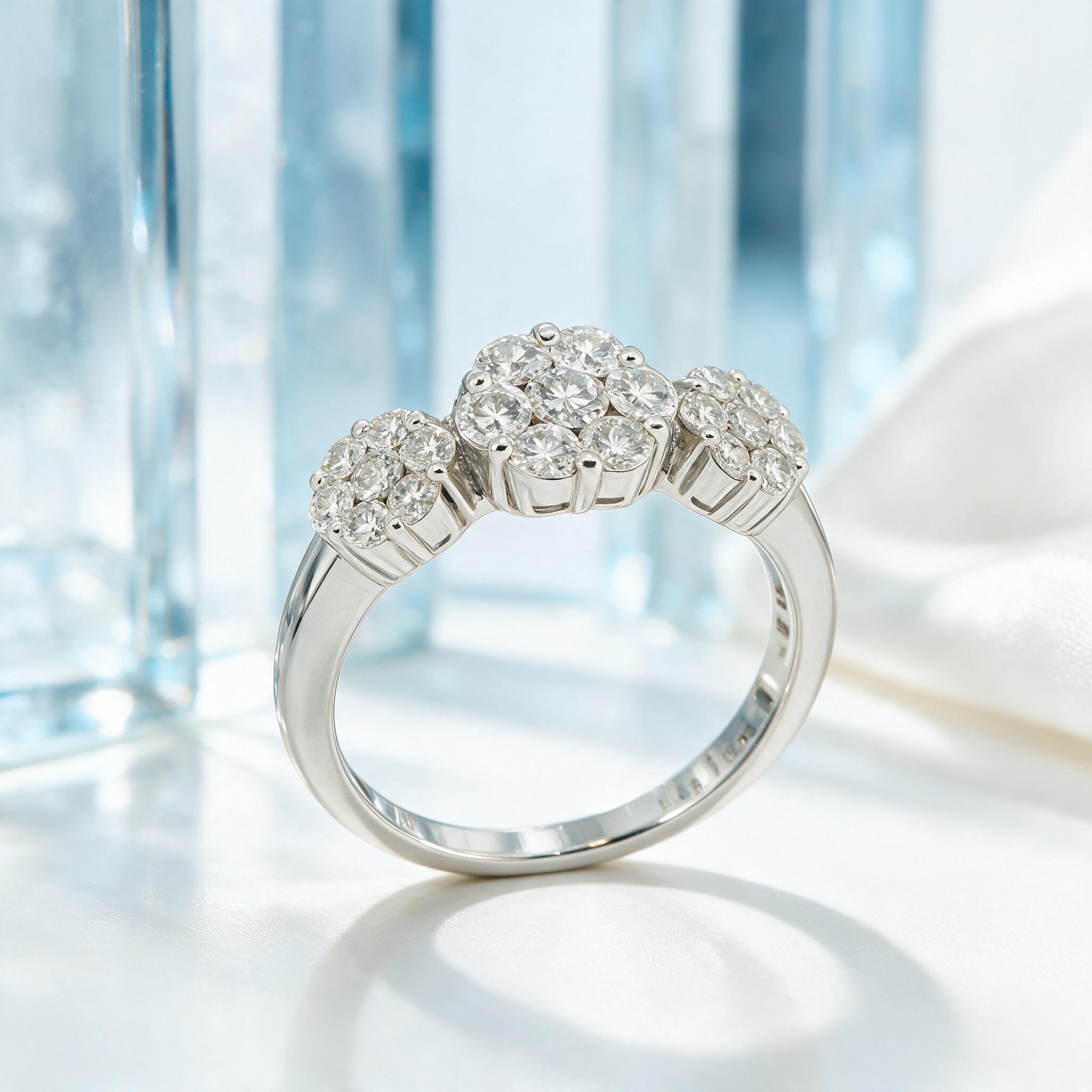 1.04CT NATURAL-GROWN ROUND TRILOGY G-H/VS-SI - Image 3