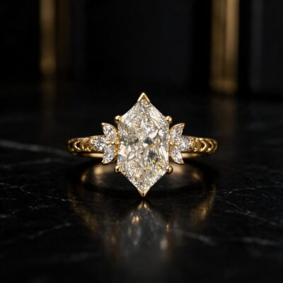 3.02CT LAB-GROWN DUTCH MARQUISE F/VVS2