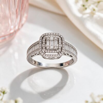 1.03CT ROUND-BAGUETTE NATURAL-GROWN F-G/VS-SI