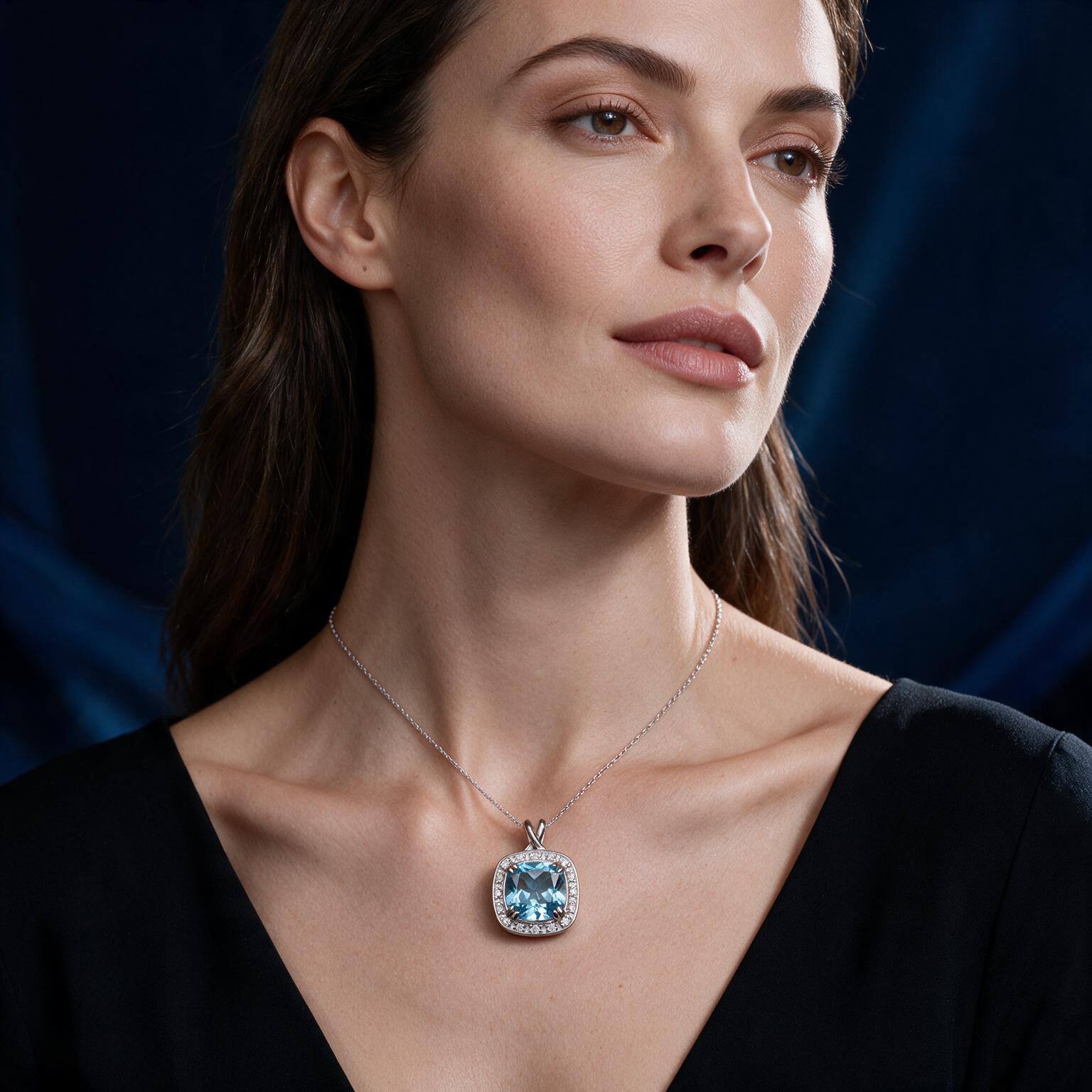 2.54CT NATURAL-GROWN BLUE TOPAZ SET - Image 4