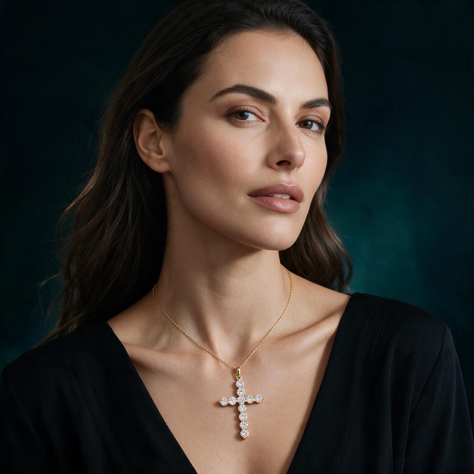 2.38CT LAB-GROWN CROSS - Image 5
