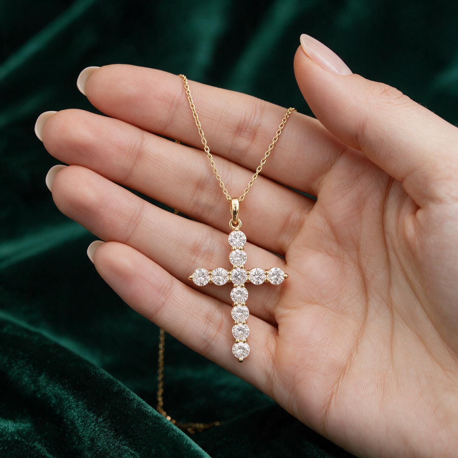 2.38CT LAB-GROWN CROSS - Image 3