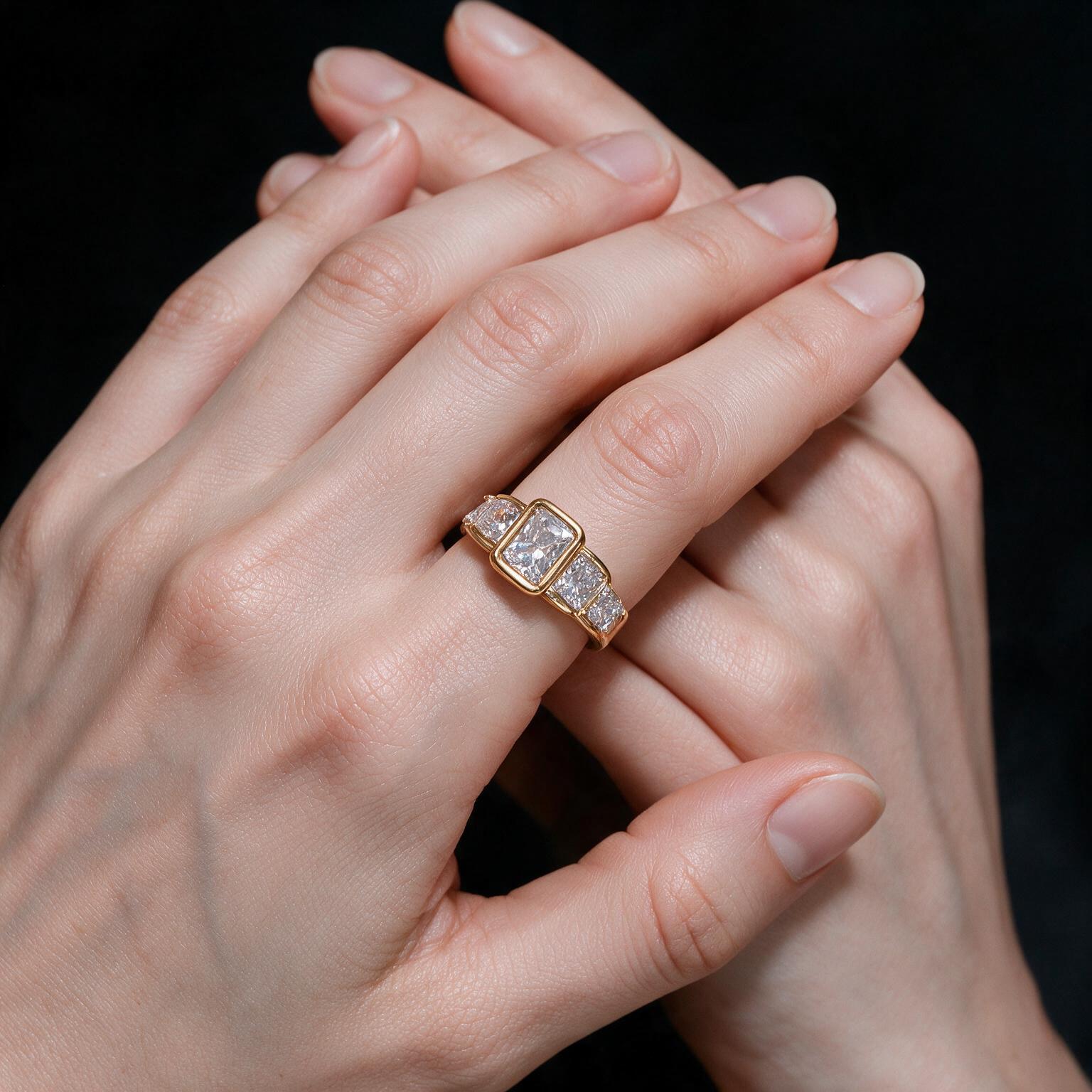 0.15CT NATURAL-GROWN ROUND I-K/SI - Image 5