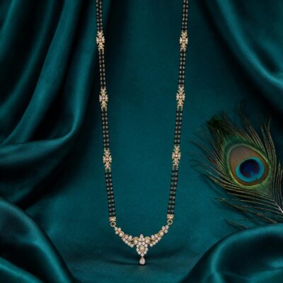 2.02CT NATURAL-GROWN MANGALSUTRA G-H/VS-SI