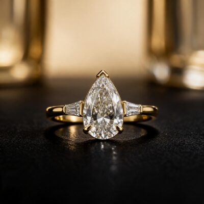 2.00CT PEAR LAB-GROWN E/VS2