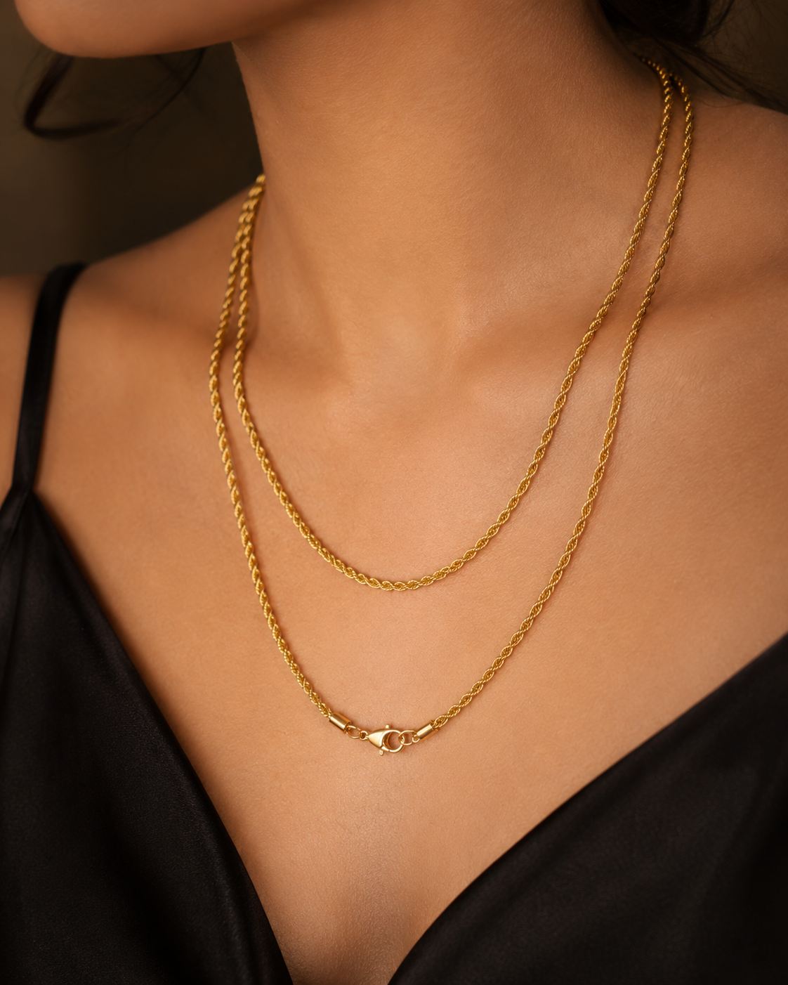 YELLOW GOLD 18K ROPE CHAIN - Image 3