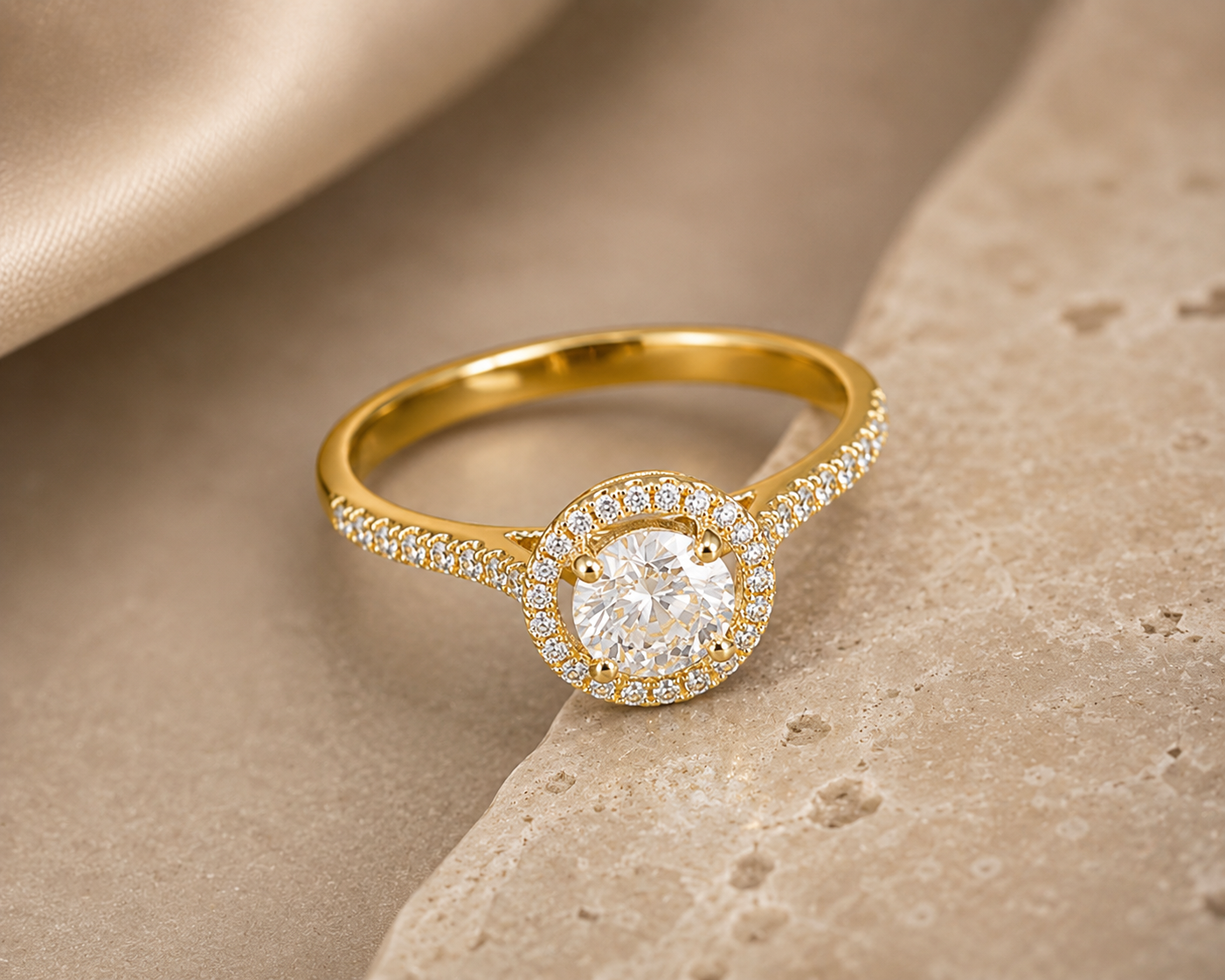 1.00CT NATURAL-GROWN ROUND G-H/SI - Image 4