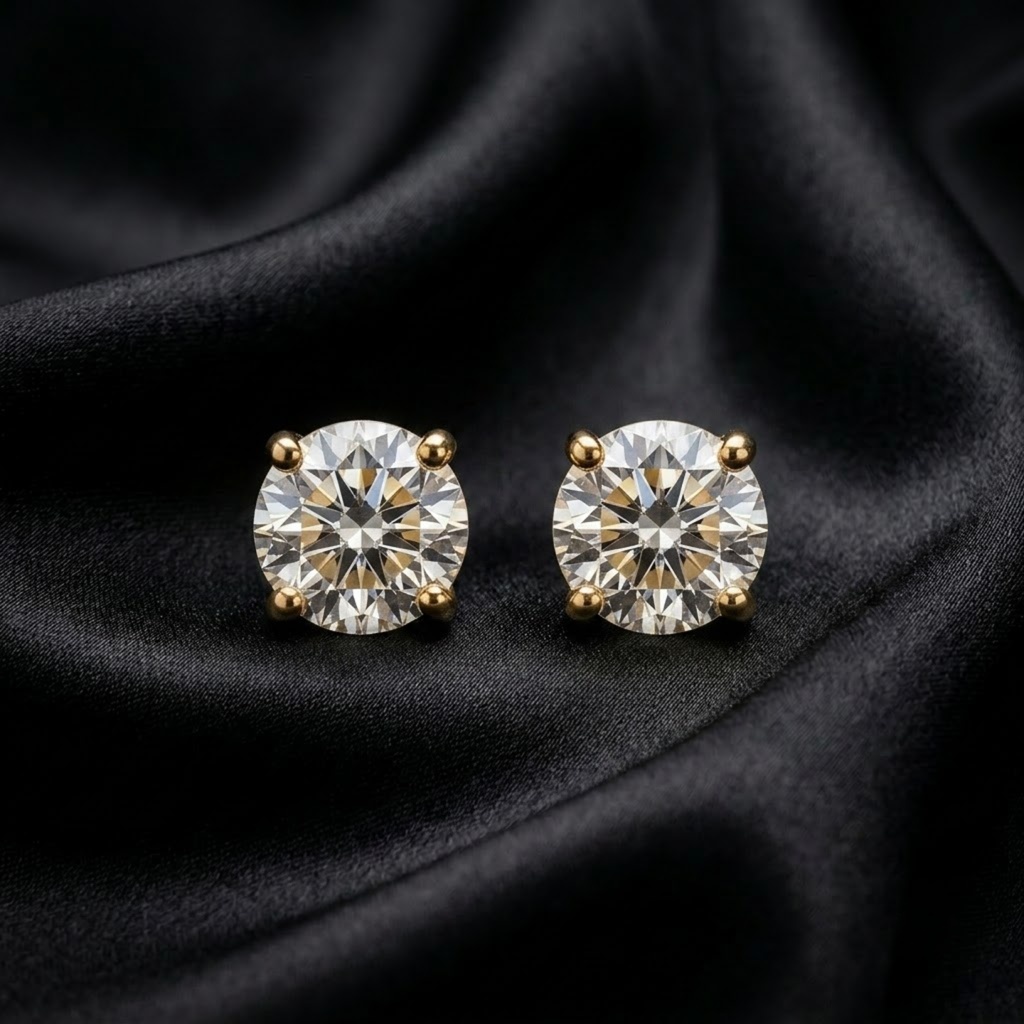 0.52CT NATURAL-GROWN ROUND H-I/SI